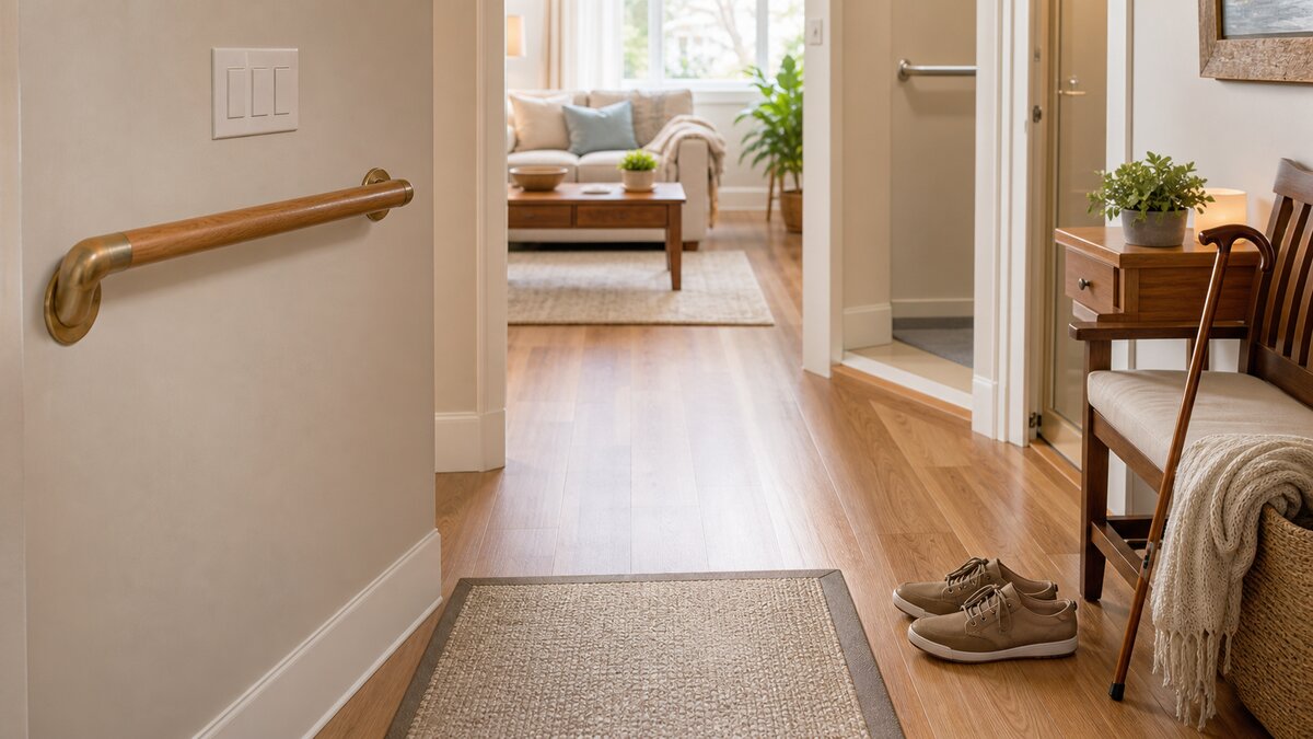 Senior home safety fall prevention cover image