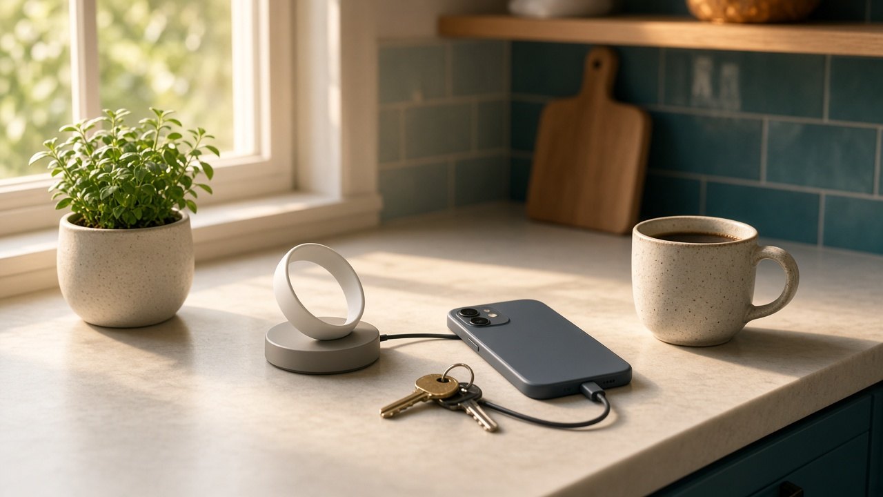 A charging spot your parent passes every day turns charging into a habit instead of a chore.